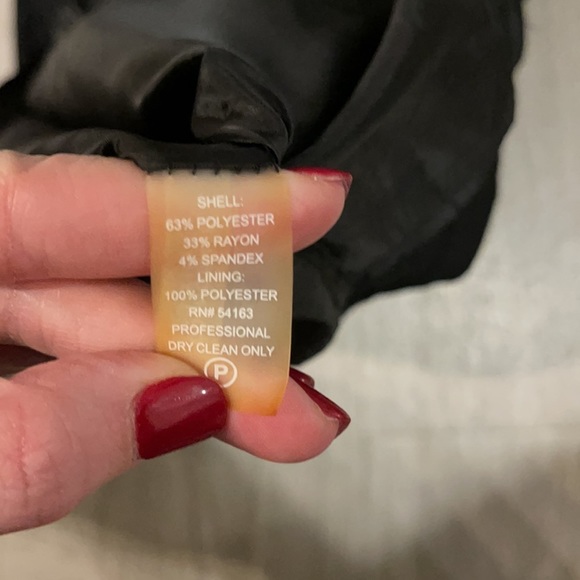 Calvin Klein Above the Knee Zipper Back Black Dress - Picture 4 of 4